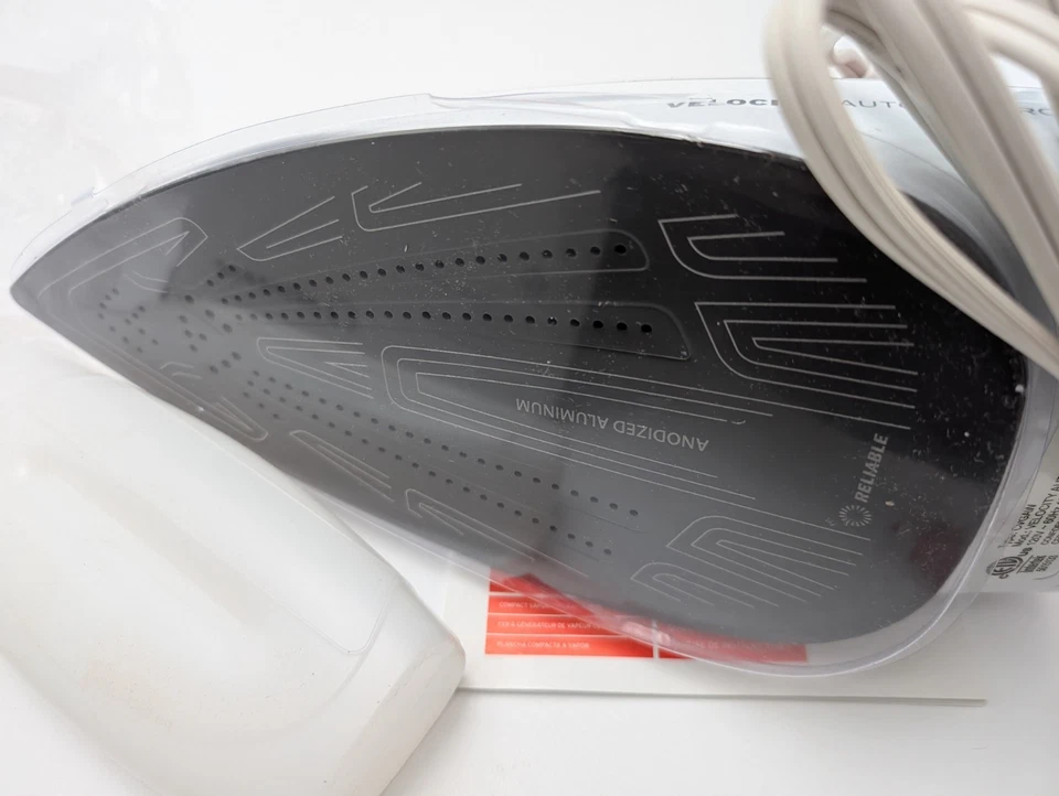 Plancha de vapor confiable Velocity 270IR - Control automático compacto vapor caja abierta nueva LEER Foto 4 de 4