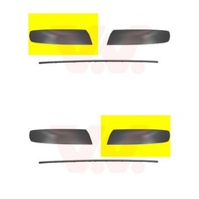 2X VAN WEZEL BLENDE STOßSTANGE VORNE LINKS+RECHTS passend für VW BUS TRANSPORTER