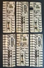 Vintage Star Wars Death Star 6 CARDBOARD BACKDROPS 3 Sets Original 1978 Kenner