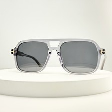 Tom Ford TF884 Falconer Sunglasses Smoke Gray Frame Dark Gray Lens 60mm