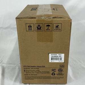  Space Heater 1500W, 60° Adjustable Tilt, 10.5ft/s Portable Electric Black