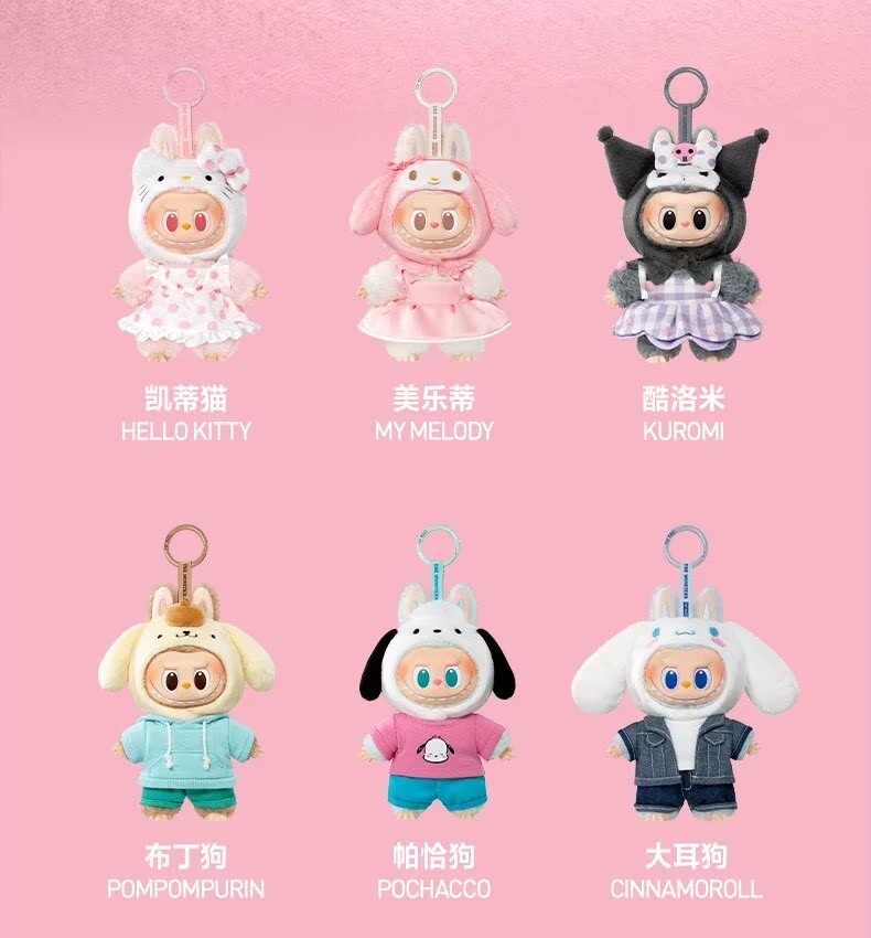 POP MART The Monsters x Sanrio Characters Series Blind Box Figures