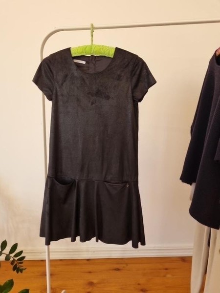 Women Liu Jo Dress Brown Suede XS