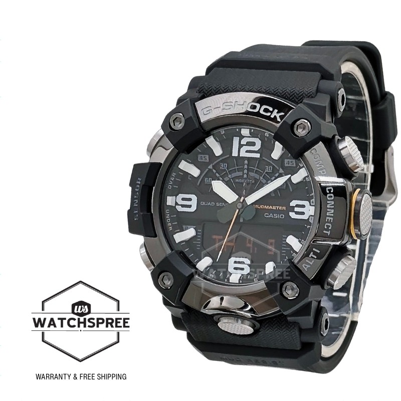 Casio G-Shock Mudmaster Bluetooth Bio-Based Black Resin Band Watch GG-B100XMB-1A image 2