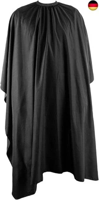 BESUCHE DEN ECENCE-STORE ECENCE Haarschneide Umhang Friseur Schwarz, 150x120cm Friseurumhang Barber