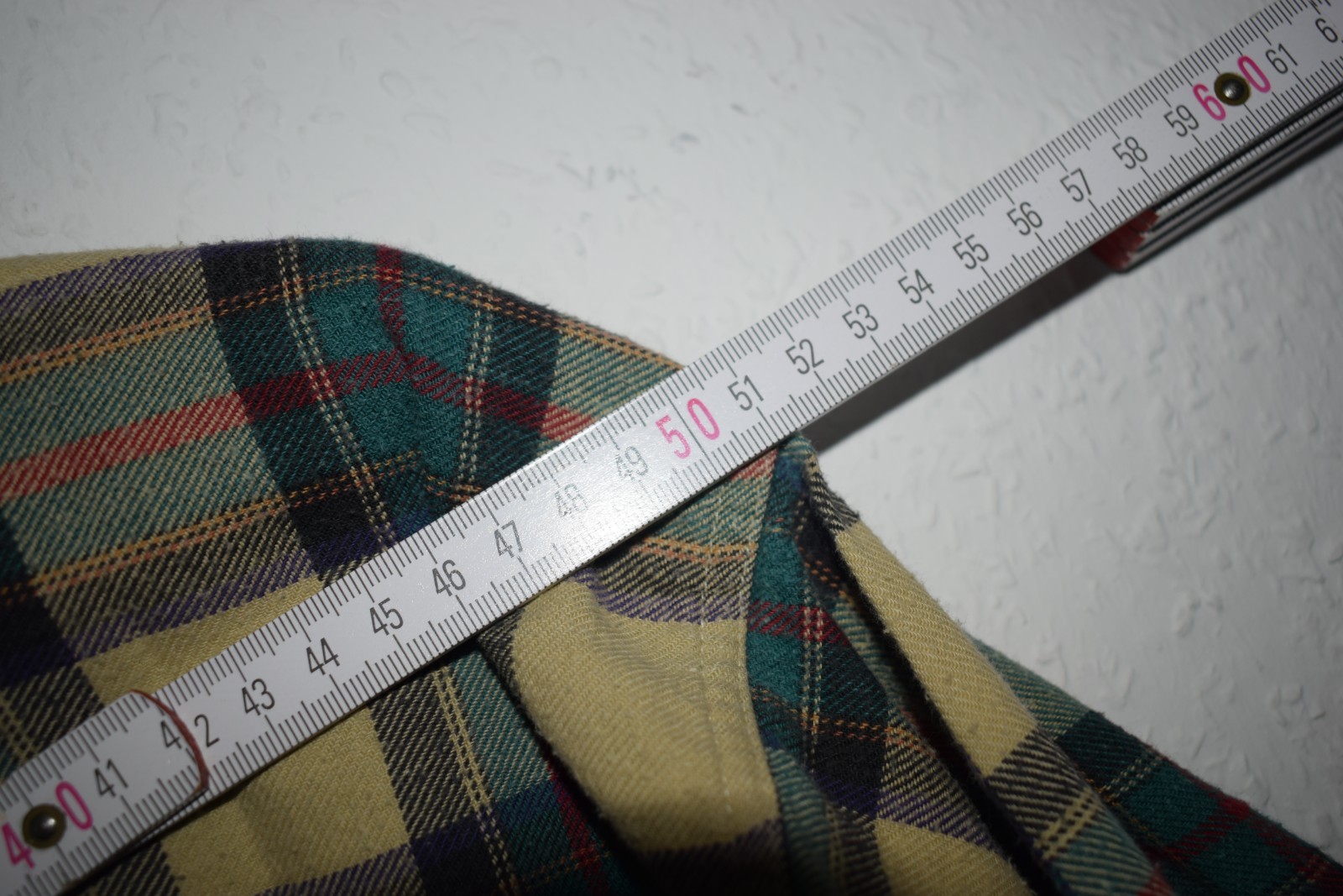 Carlo Comberti Plaid Flannel Shirt - Beige, Green & Navy image 9