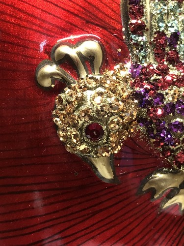 Jay Strongwater 2002 Large Red Phoenix Jeweled Egg Ornament - Listing 2 - Picture 10 of 24
