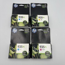 HP 935XL Genuine Color Printer Ink Cartridge Cyan Magenta Yellow Sealed EXP 2016