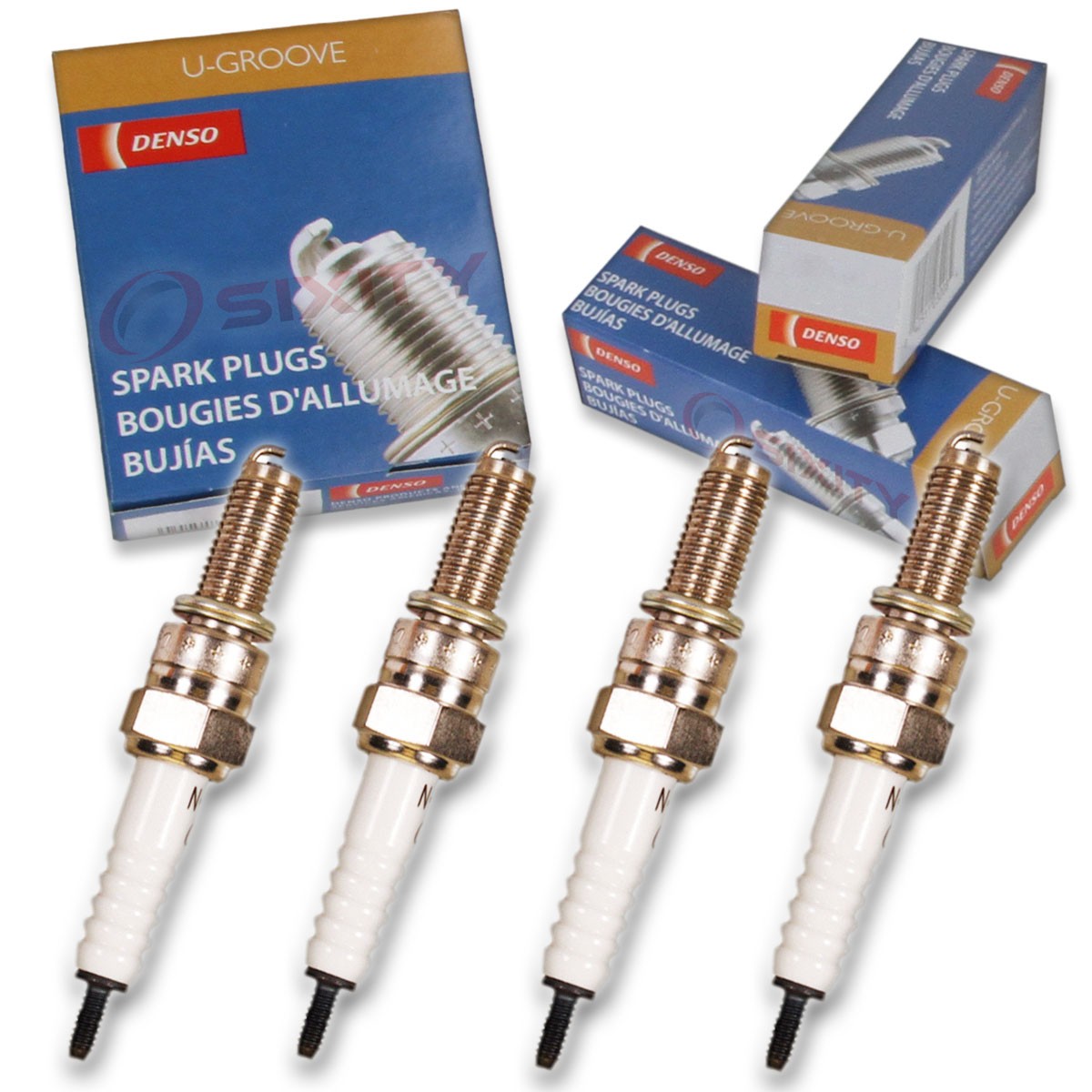 4 pc Denso Standard U-Groove Spark Plug for Suzuki GSX-R600 1997-2007 Tune dv