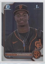 2022 Bowman Chrome Prospects Ryan Reckley #BCP-163 0l62