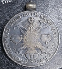 1795 H Graz Austrian Netherlands Kronenthaler .873 Silver Crown Thaler Franz