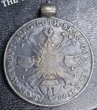 1795 H Graz Austrian Netherlands Kronenthaler .873 Silver Crown Thaler Franz