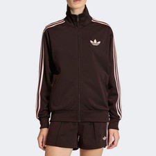 Adidas Originals Womens FIREBIRD TRACKTOP LOOSE JACKET KD1331 Coffee ASIAN SZ