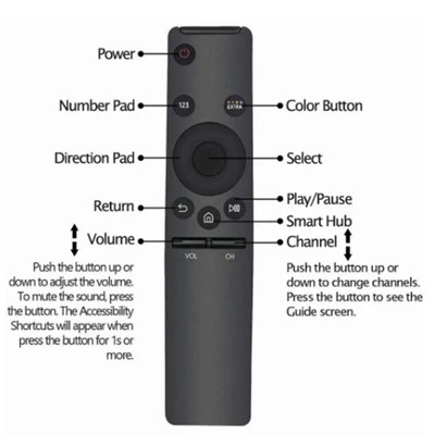 MARKENLOS Universalfernbedienung Für -Fernseher Bn59-01259B/D HD 4K LCD-Fernse DON