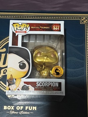 MK11/MK1 Final Kombat  Exclusive Scorpion (Gold) Funko Pop #537 Final Kombat