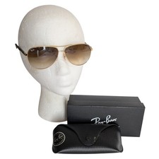 Ray-Ban RB8313 Men's Aviator Sunglasses Brown Frames, Tinted Lenses 61mm