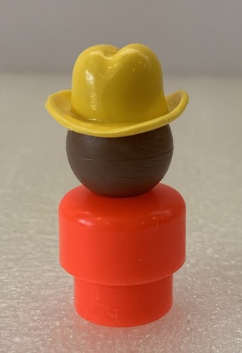 Vaquero/granjero afroamericano Fisher Price Little People de colección - Imagen 3 de 4