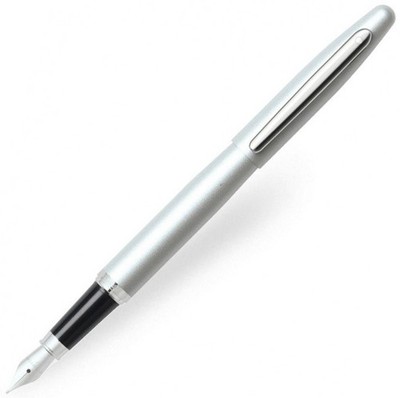 Sheaffer VFM Fountain Pen in Strobe Silver - Medium Point - NEW in Box
