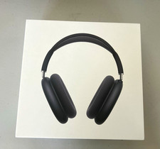 Opened Apple AirPods Max Over-Ear Bluetooth Wireless Headphones Black Case/Box