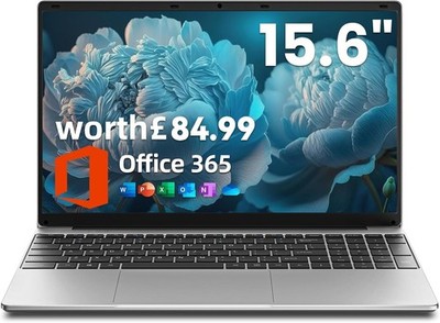 jumper 15,6 Zoll Laptop mit Office 365, 4GB RAM 128GB Speicher, HD Display Lapto