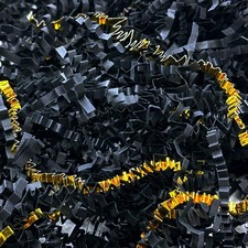 1LB Crinkle Cut Paper Shred Filler for Gift Box Bag and Basket On Holidays Bl...