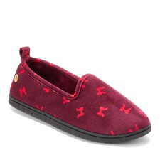 Dearfoams Women's Rachel Velour Closed Back House Slipper