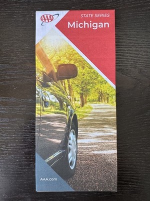 The Map of Michigan  - AAA Road Map-State Series-2023