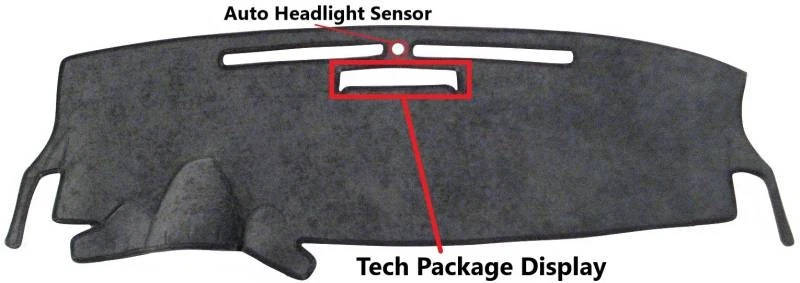 Capa de painel ajuste personalizado para Acura RDX 2007 - 2012 - Escolha a cor painel 02-27A/B - Imagem 2 de 4