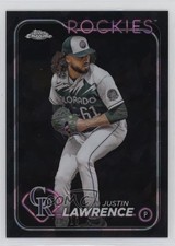 2024 Topps Chrome Sapphire Black 8/10 Justin Lawrence #259 v9t