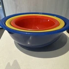 Vintage Pyrex Primary Colors Nesting Mixing Bowls Set of 3