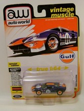 1964 64 Ford Gt40 Gulf Special Edition Vintage Muscle Auto World Diecast 2024