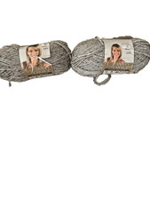 Lion Brand Vanna's Choice Yarn #401 Grey Marble Lot Of 2 New Skeins