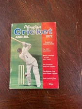 Playfair Cricket Annual 1972 -Good Condition