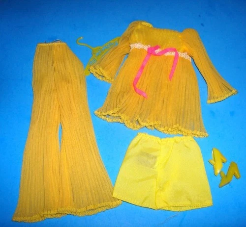Vintage Barbie Doll Clothes Outfit #1465 Lemon Kick 1970 Complete