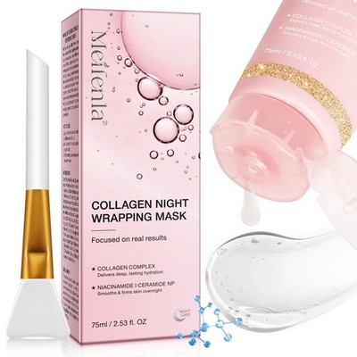Collagen Night Wrapping Mask, Collagen Maske, Overnight Maske Gesicht - Deep ...