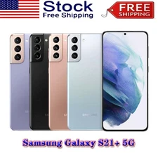 New Sealed Samsung Galaxy S21+ Plus 5G 128GB G996U GSM CDMA Unlocked Smartphone