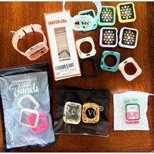 Apple Watch Case Lot 15 Protective Covers Bumpers Guards 40mm Mixed Colors