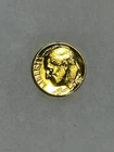 1976 d Gold Plated Roosevelt dime