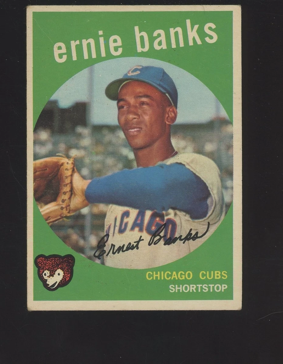 Ernie Banks Baseball 1959 Season Sports Trading Cards