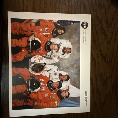 NASA Space Shuttle STS-87 Crew Lithograph (8x10)