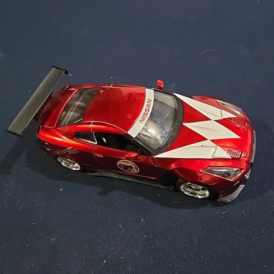 Jada Power Rangers + Nissan GTR 2009 escala 1/24 fundido a presión Foto 4 de 4