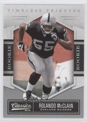 2010 Panini Classics Timeless Tributes Silver /100 Rolando McClain Rookie RC 0a2
