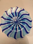 Authentic Adriano Dalla Valentina Murano Glass Centerpiece Bowl