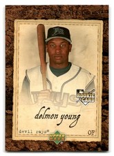 Delmon Young 2007 Upper Deck Artifacts Baseball #78 Tampa Bay Devil Rays