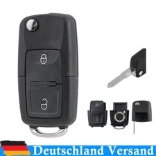 2 Tasten Klapp Schlüssel Gehäuse Für VW Transporter T4 Multivan AH Funkschlüssel