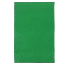 1 x Full Grain Leather Sheet 11.8 x 7.9 Inch Natural Leather Pieces,Grass Green