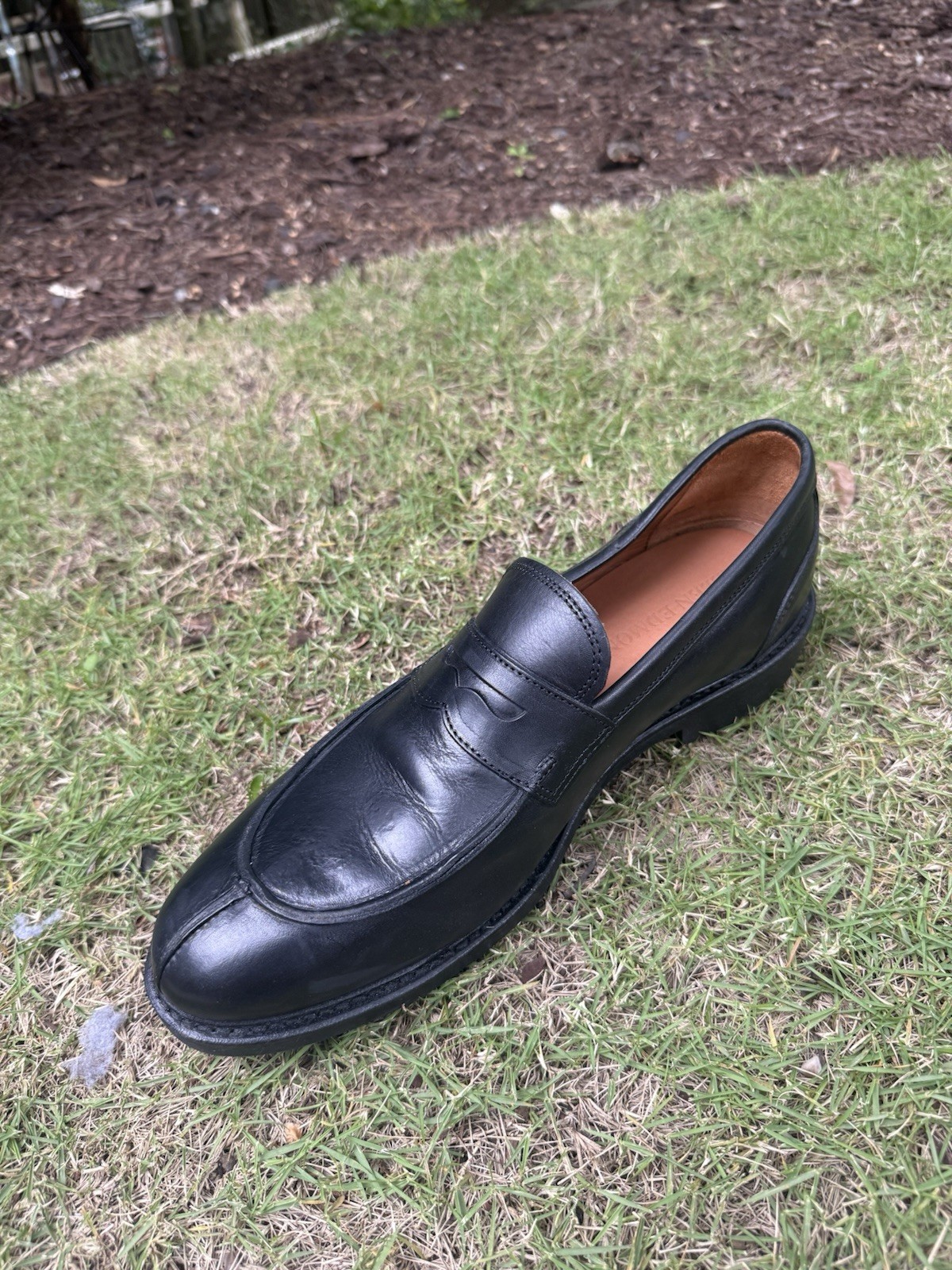 Allen Edmonds Denali Split Toe Leather Loafers Me… - image 5