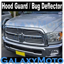 Chrome Front Hood Shield Grille Guard Bug Deflector for 10-18 Dodge RAM 2500+350