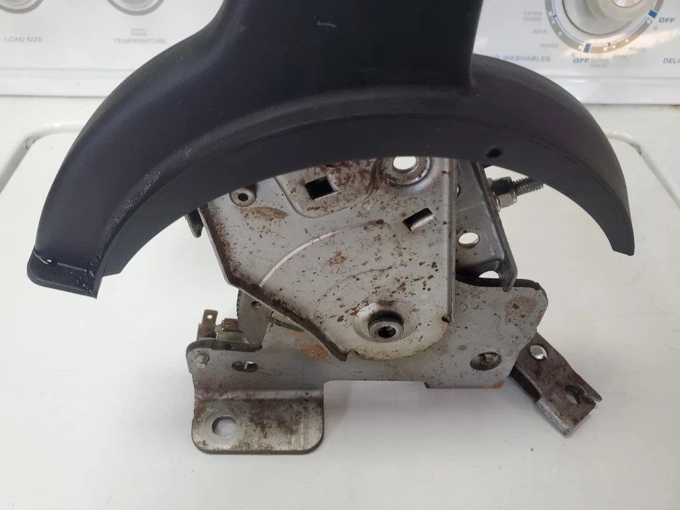 2008-2015 Mitsubishi Lancer Evolution Leather Parking Emergency Brake Assembly - Image 4 of 4