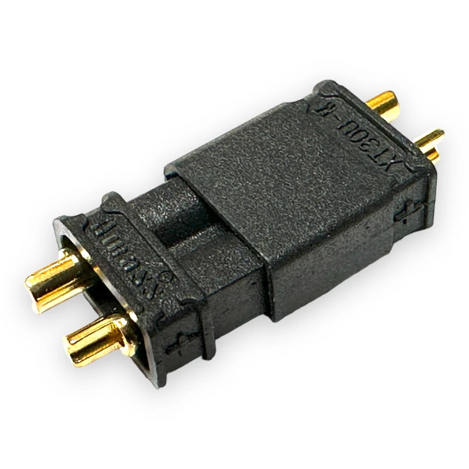 ✅ 10x Paar XT30U XT30 Goldstecker Schwarz 2Pin Stecker Buchse Lipo Akku 30A RC ✅ - Bild 3 von 4